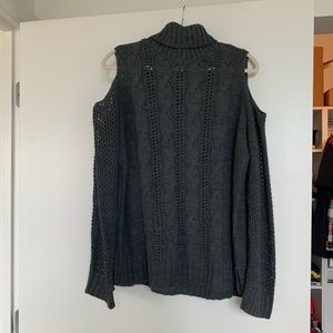 Grey off the shoulder sweater